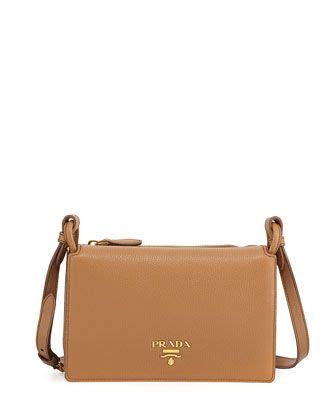 prada vitello daino double gusset shoulder bag